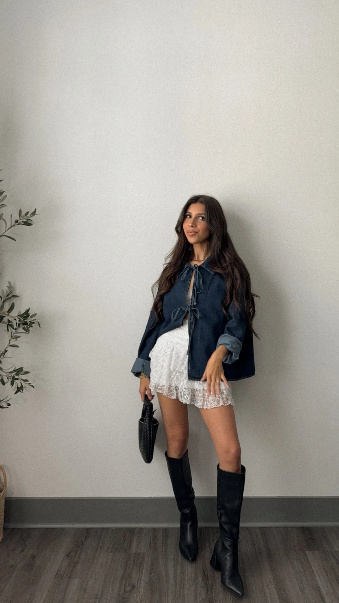 Addie Denim Top