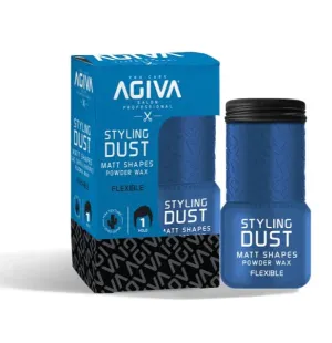 Agiva - Styling Duste - Poudre de cire volumisante "bleu 01 flexible" - 20g