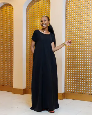 Alim Maxi Dress-Black