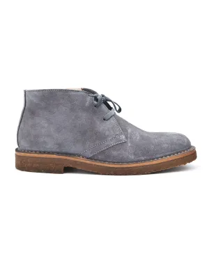 Astorflex Wellflex Suede Two-Eyed Chukka in Steel Blue