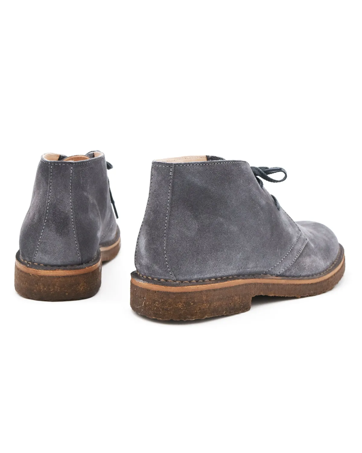 Astorflex Wellflex Suede Two-Eyed Chukka in Steel Blue