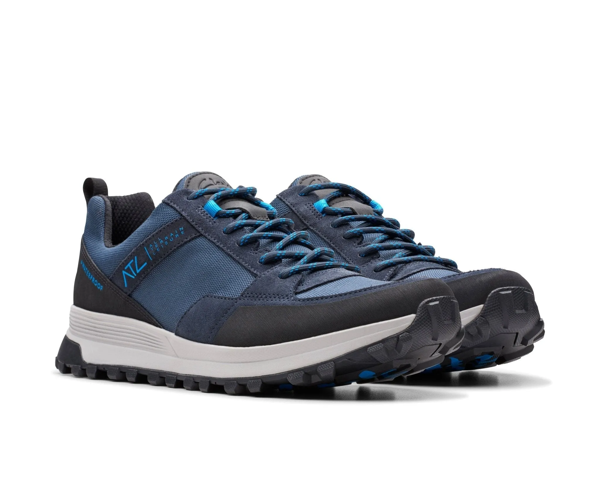 'ATL trek Lo' men's waterproof walking sneaker - Blue