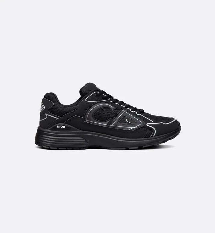 B30 Sneaker • Black Mesh and Technical Fabric