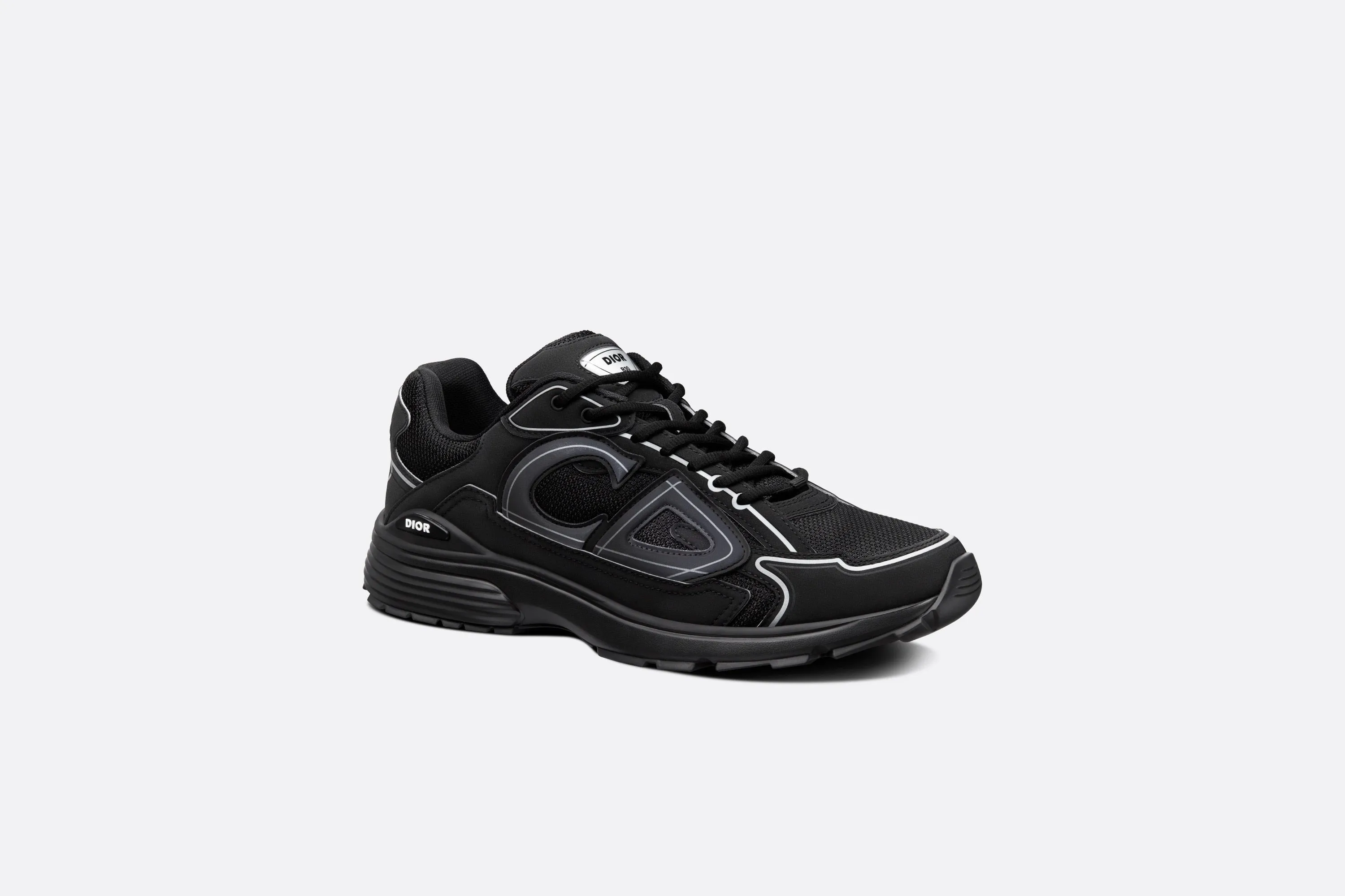 B30 Sneaker • Black Mesh and Technical Fabric