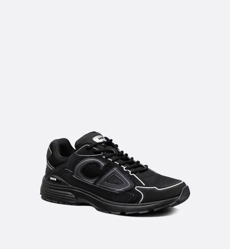 B30 Sneaker • Black Mesh and Technical Fabric