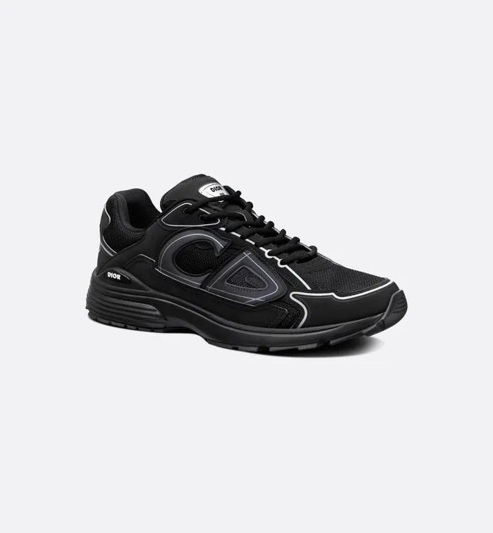 B30 Sneaker • Black Mesh and Technical Fabric
