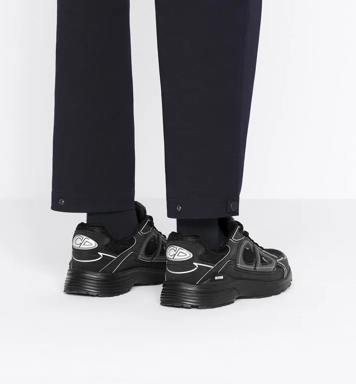 B30 Sneaker • Black Mesh and Technical Fabric