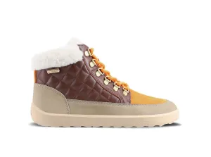Barefoot Boots Be Lenka Olivia - Taupe, Dark Brown & Orange