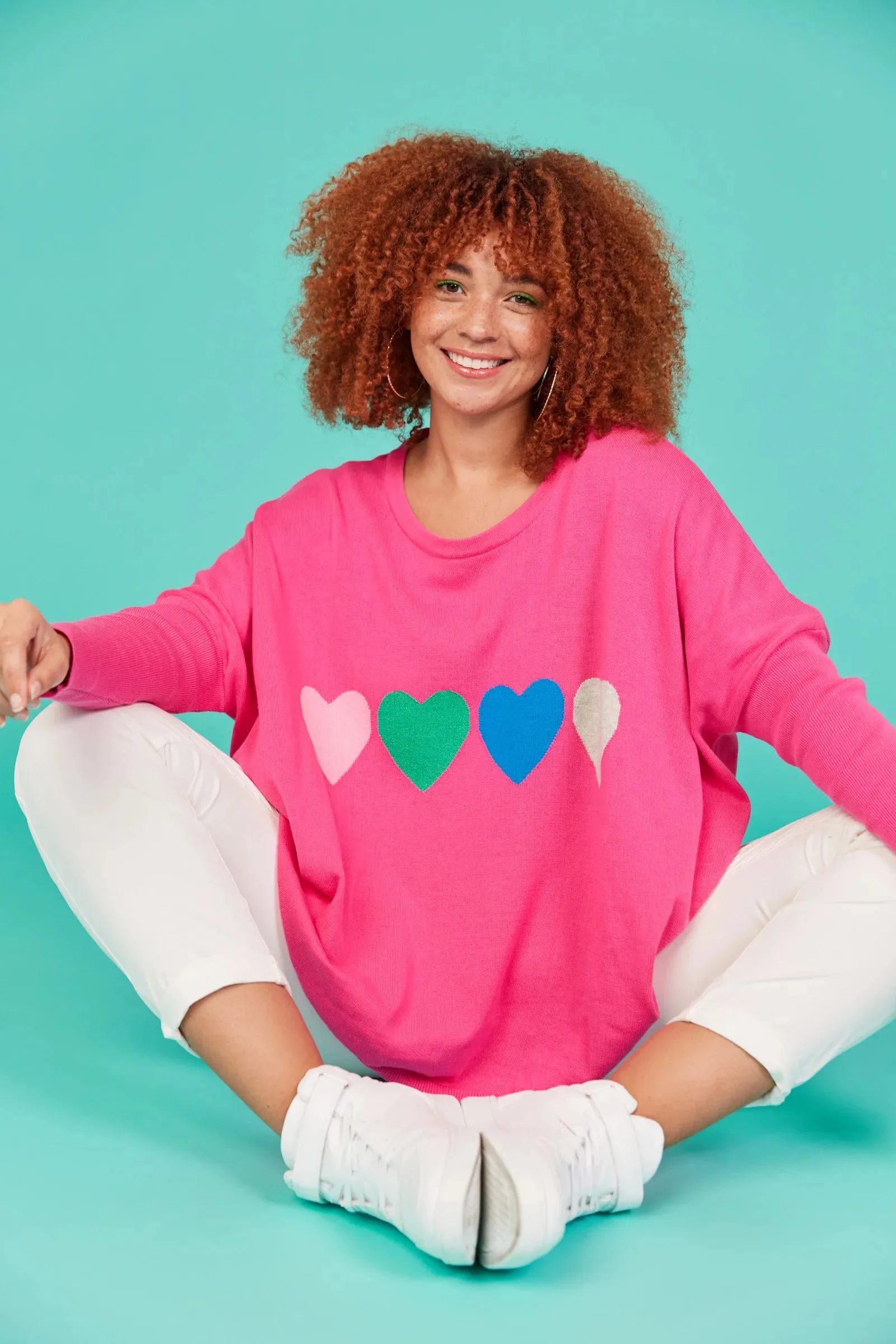 Boden Love Jumper - Azalea