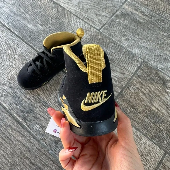 Brand New Jordan MVP Toddler Sneakers “Metallica Gold” (TD9c/EU26/15cm)