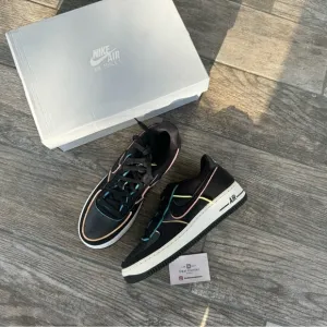 Brand New Nike Air Force 1 “Outline Black” Big Kids Sneakers (K6.5/W8)