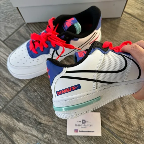 Brand New Nike Air Force 1 React Big Kids Sneakers (GS 5.5Y)