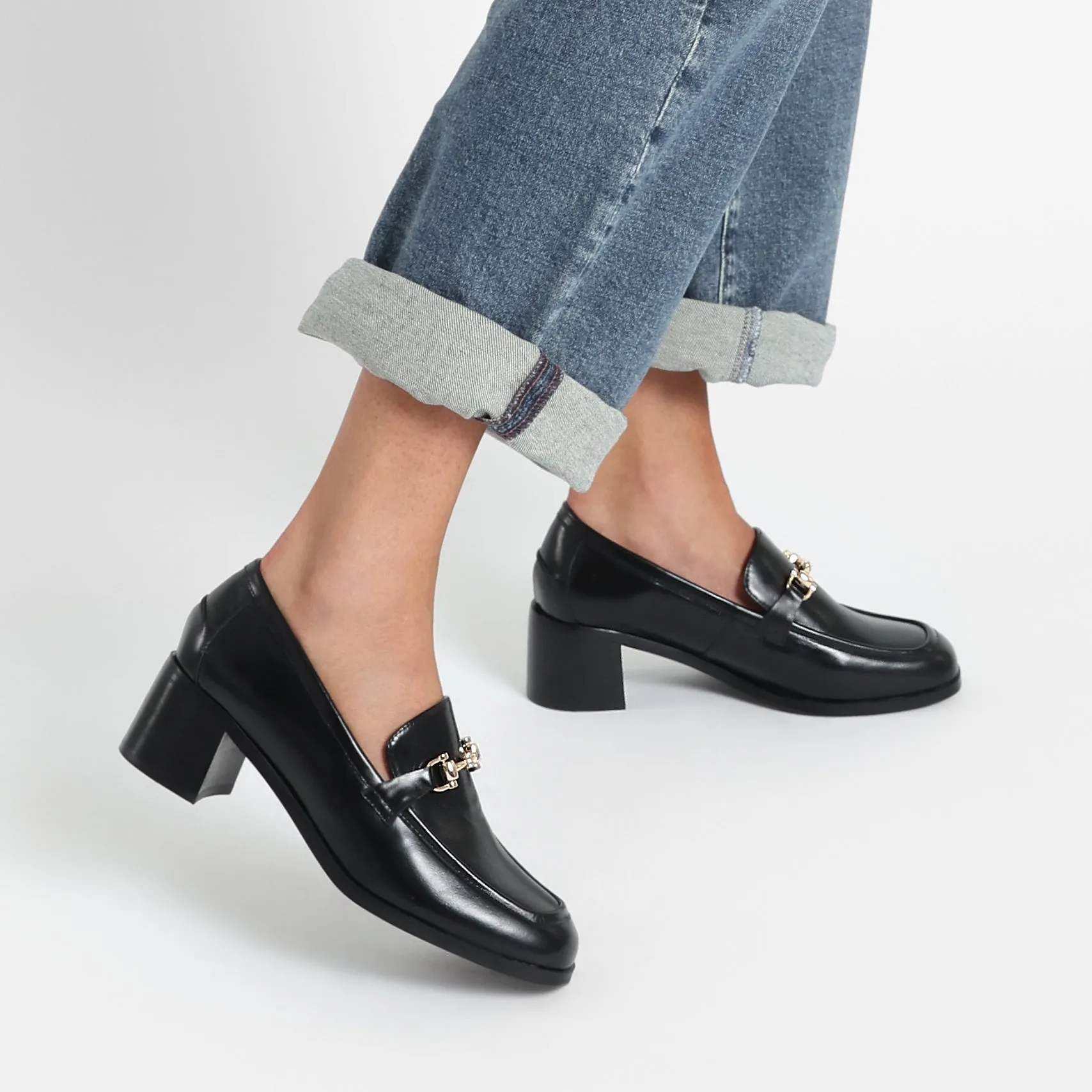 Bremen Loafer | Black oiled leather