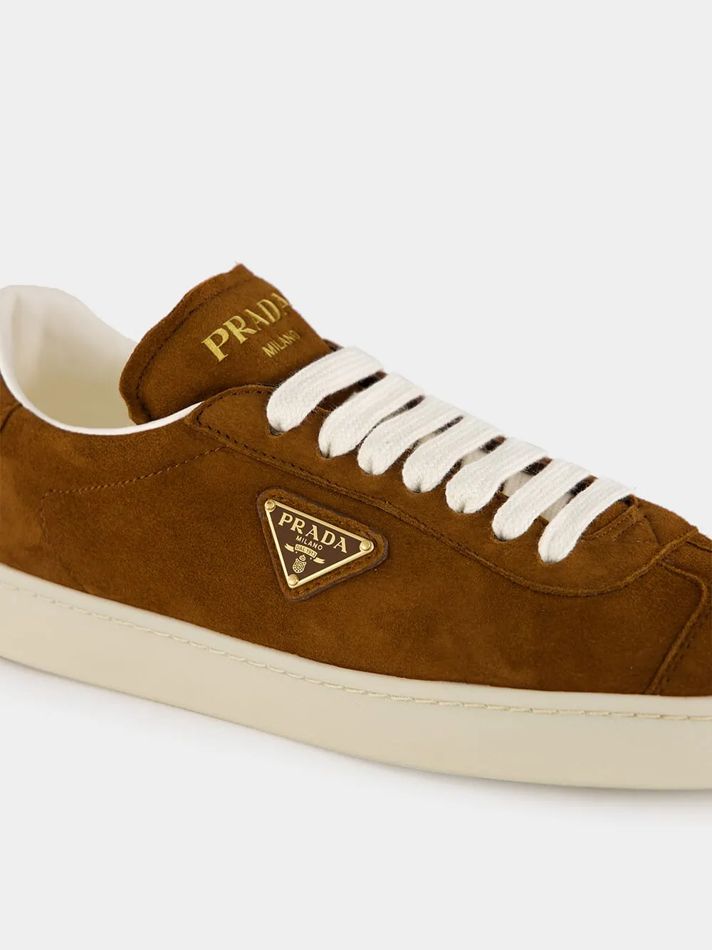 Brown Suede Sneakers