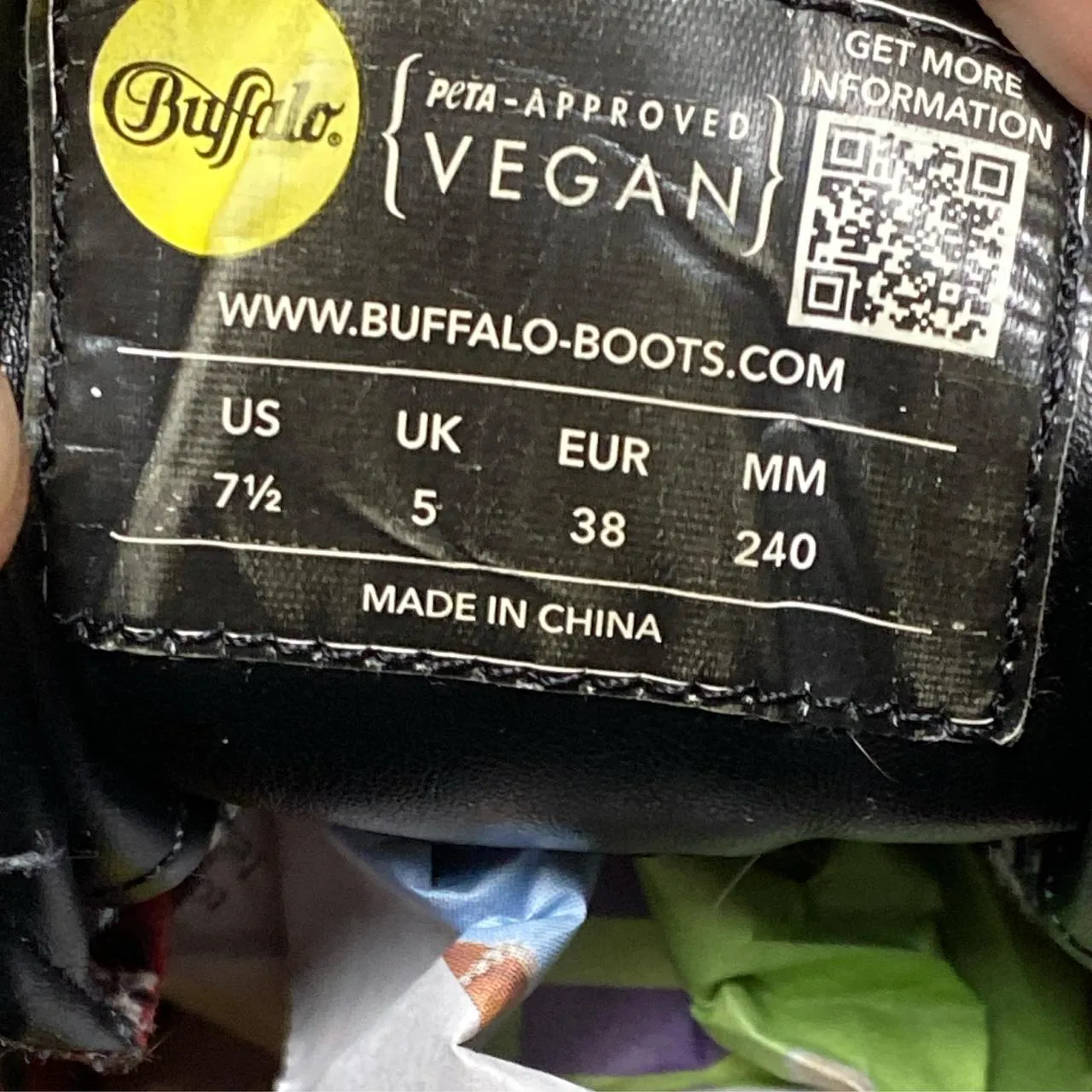 Buffalo London Black High Boots