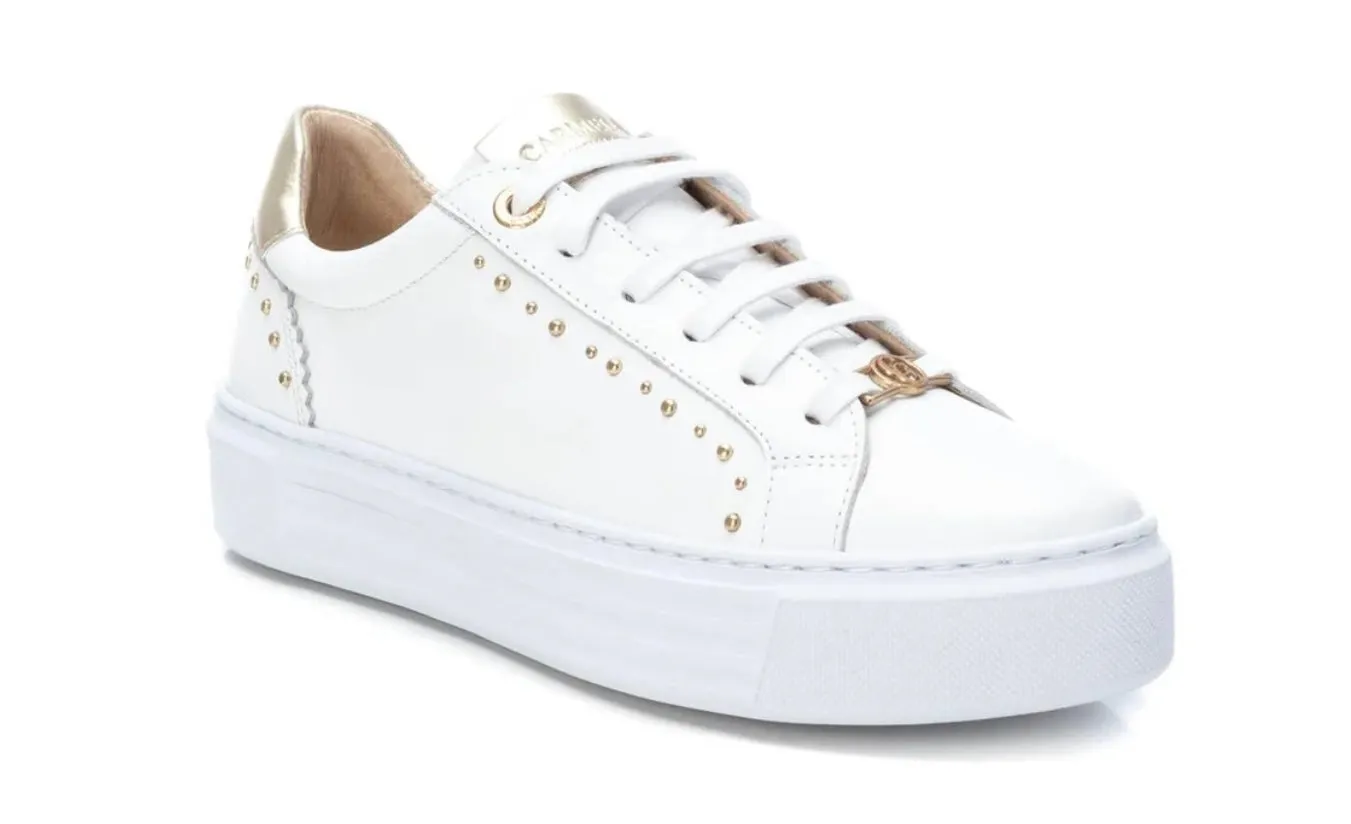 Carmela Sneaker - White/Gold