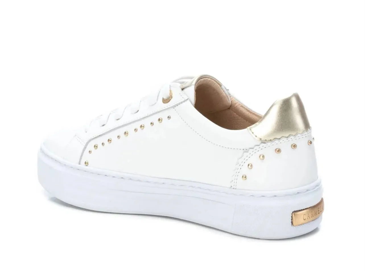 Carmela Sneaker - White/Gold