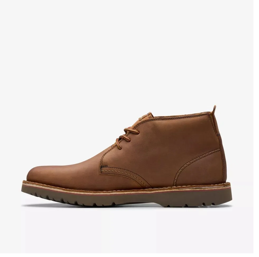 Clarks Men's Eastridge Mid Light Brown Leather 26179423