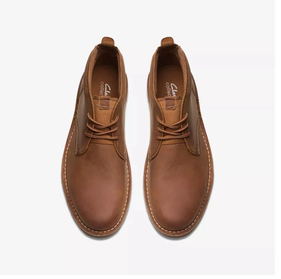 Clarks Men's Eastridge Mid Light Brown Leather 26179423