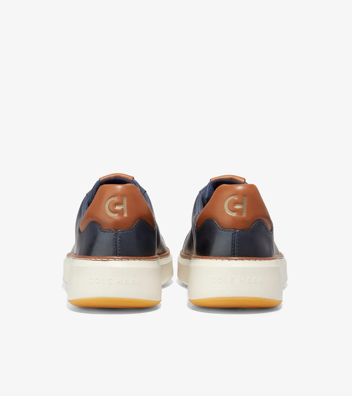 Cole Haan Men's GrandPrø Topspin Sneaker Navy Blazer-British Tan C37158