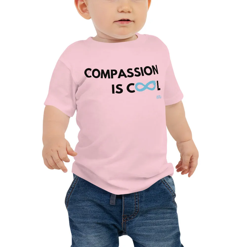 Compassion is Cool - Baby Tee - Black Print