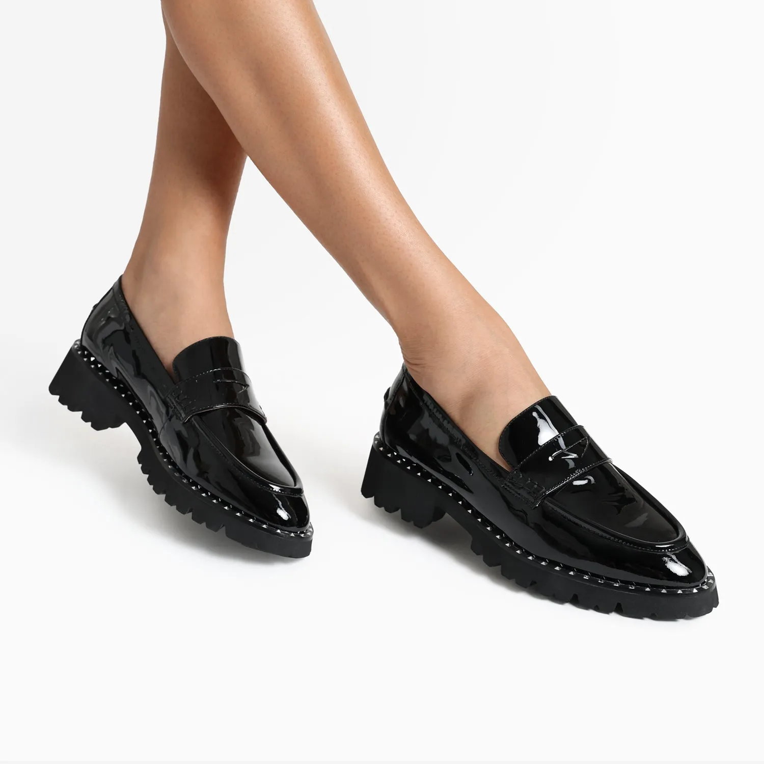 Czech Ltd Ed Loafer | Black patent