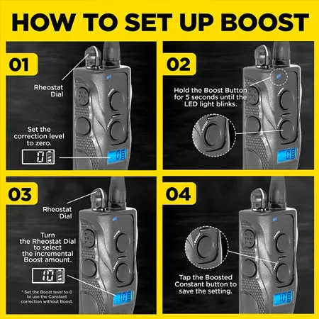 Dogtra 1900S Black Edition IPX9K Waterproof 1-Mile Range Boost & Lock E-collar