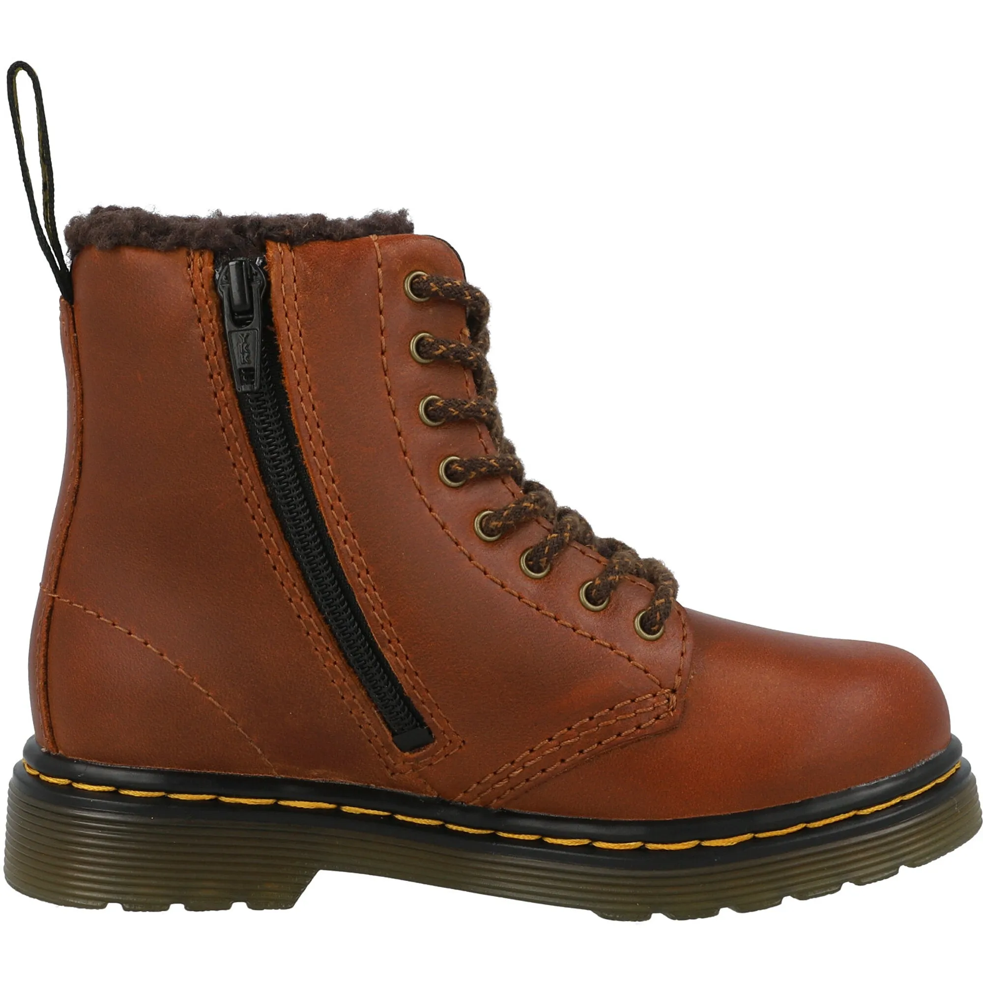 Dr Martens 1460 Serena Brown Kids Boots