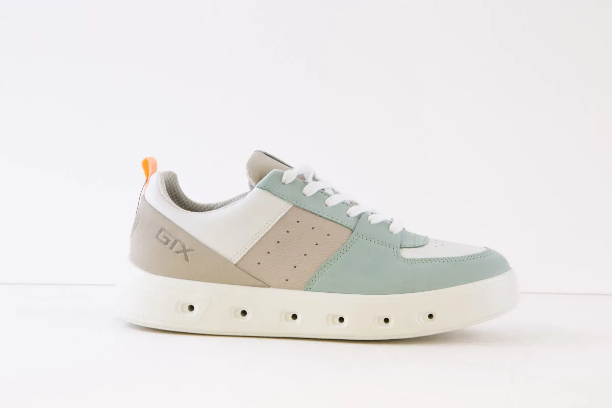 ECCO - 209713 60706 STREET 720-LACED WATERPROOF SHOE - MINT COMBI