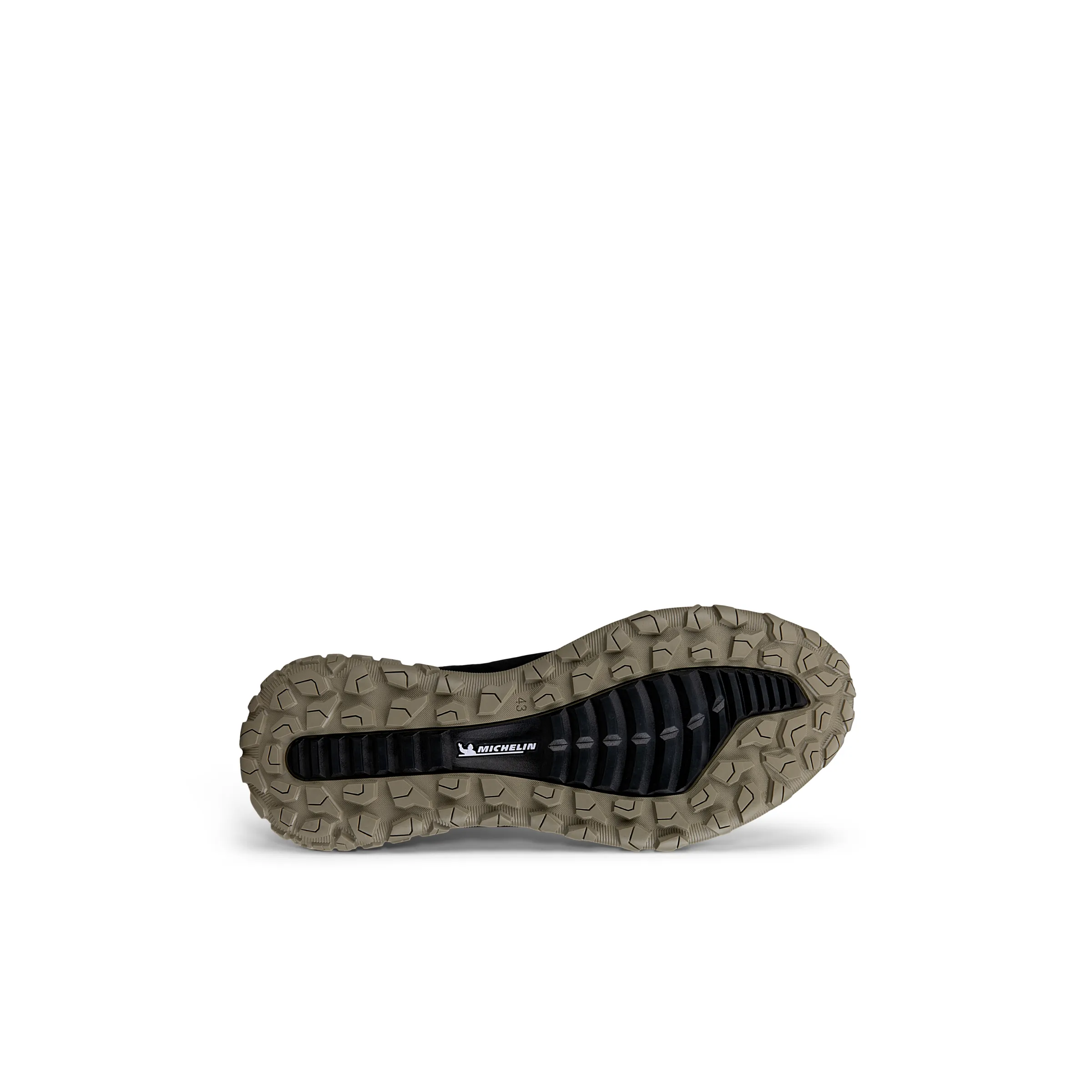 ECCO Ult-Urn - Mens Lace Waterproof Trainer in Olive/Black