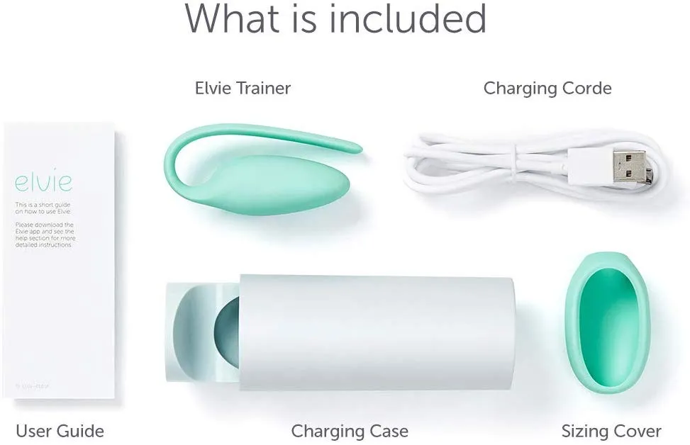 Elvie Kegel Trainer - Kegal Exercise Device for Women - Kegel Exerciser & Pelvic Floor Exercisers for Women for Pelvic Support & Bladder Control Pelvic Floor Trainer