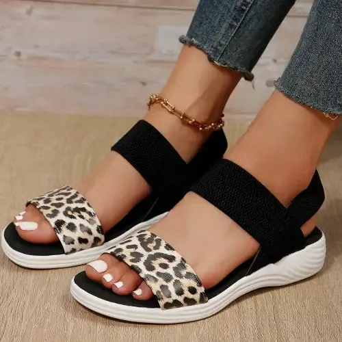 Geometric Open Toe Sandals
