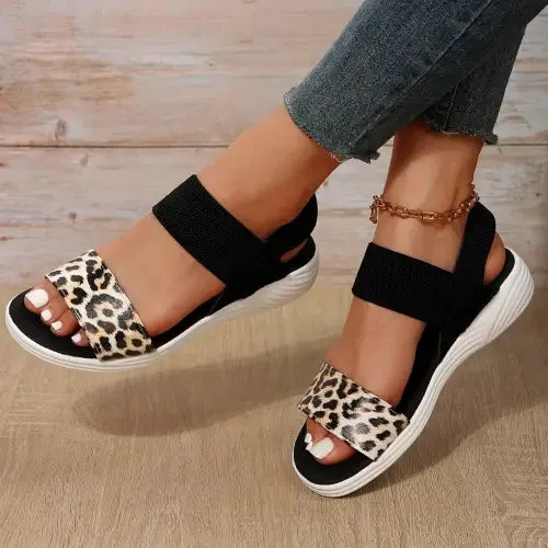 Geometric Open Toe Sandals