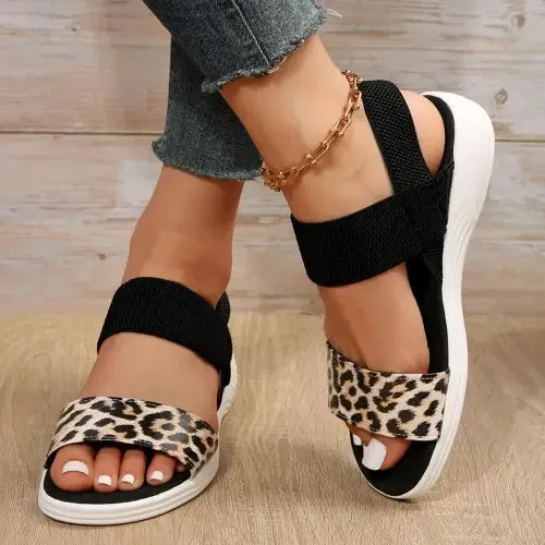 Geometric Open Toe Sandals