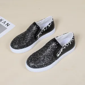 Glitter Paillettes Flat Loafers
