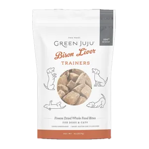 Green Juju - Freeze Dried - Bison Liver Trainers - 3oz