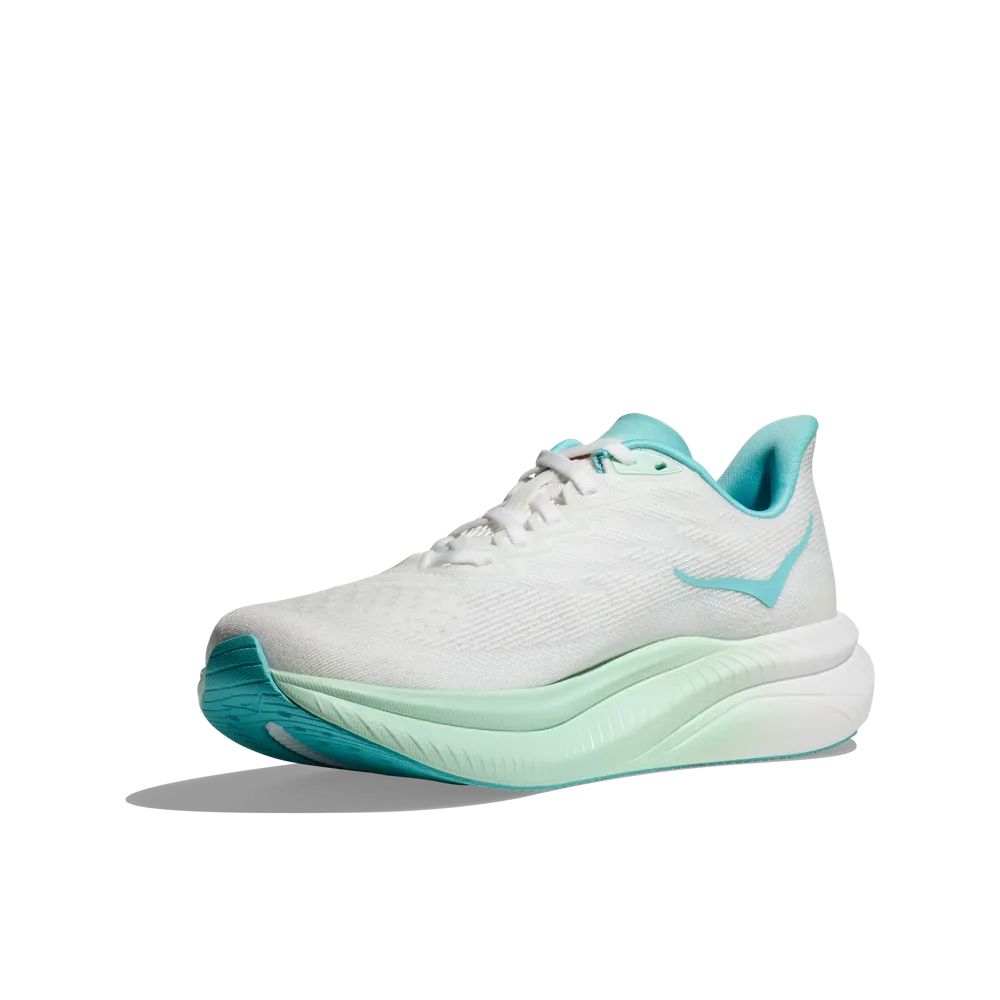 Hoka Womens Mach 6 Frost/Rose Gold