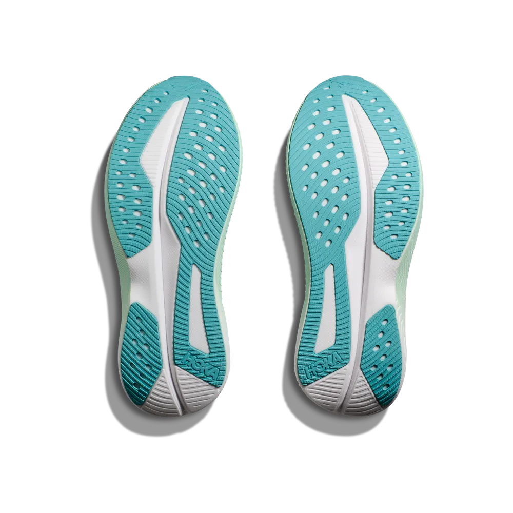 Hoka Womens Mach 6 Frost/Rose Gold