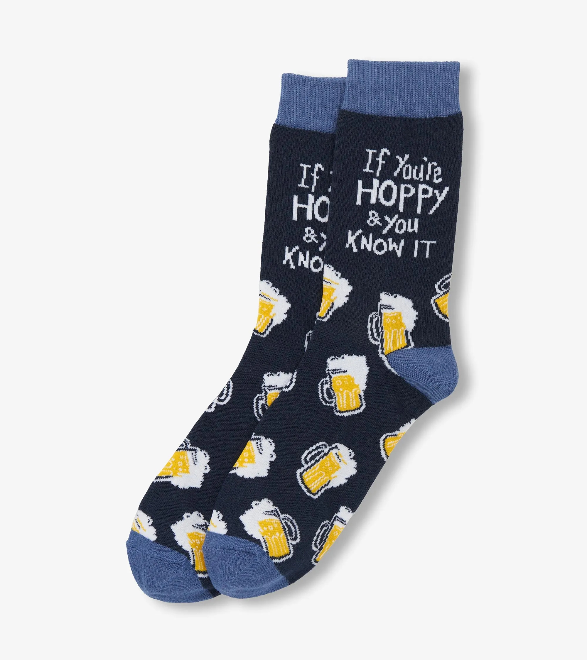 If You're Hoppy And You Know it Men's Crew Socks