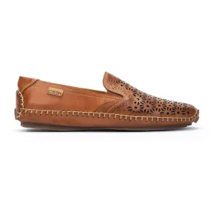'Jerez' women's perforated summer loafer - brown