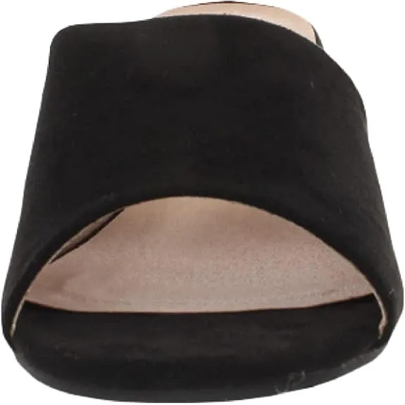 Journee Collection Womens Pavan Slide Black, 10 Womens US