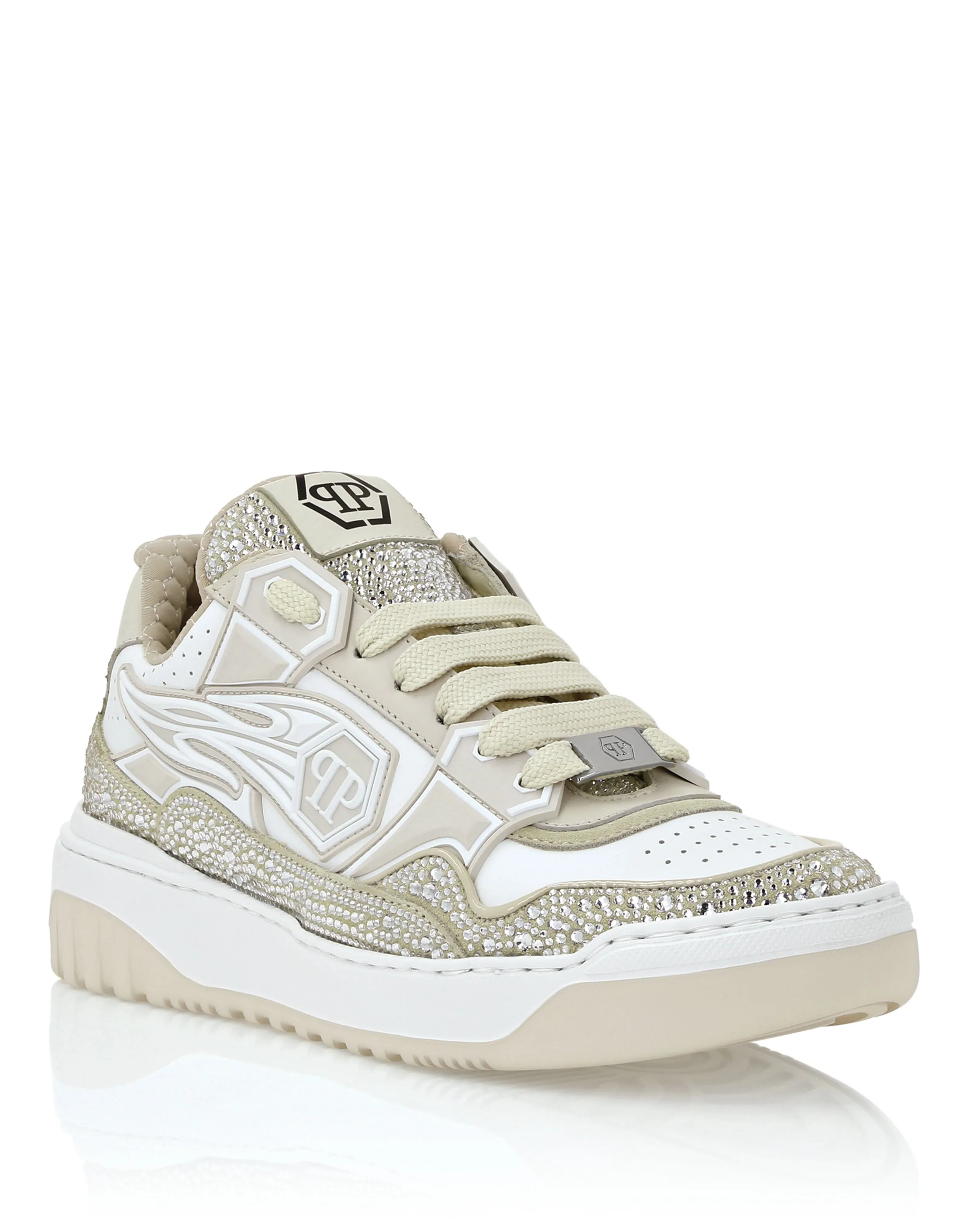 Leather Low-Top Sneakers Moon Walker