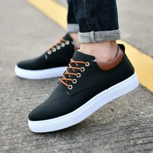 Lightweight canvas sports shoes for men