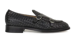 Loafer 02 - Double monk - Goodyear welted - Black