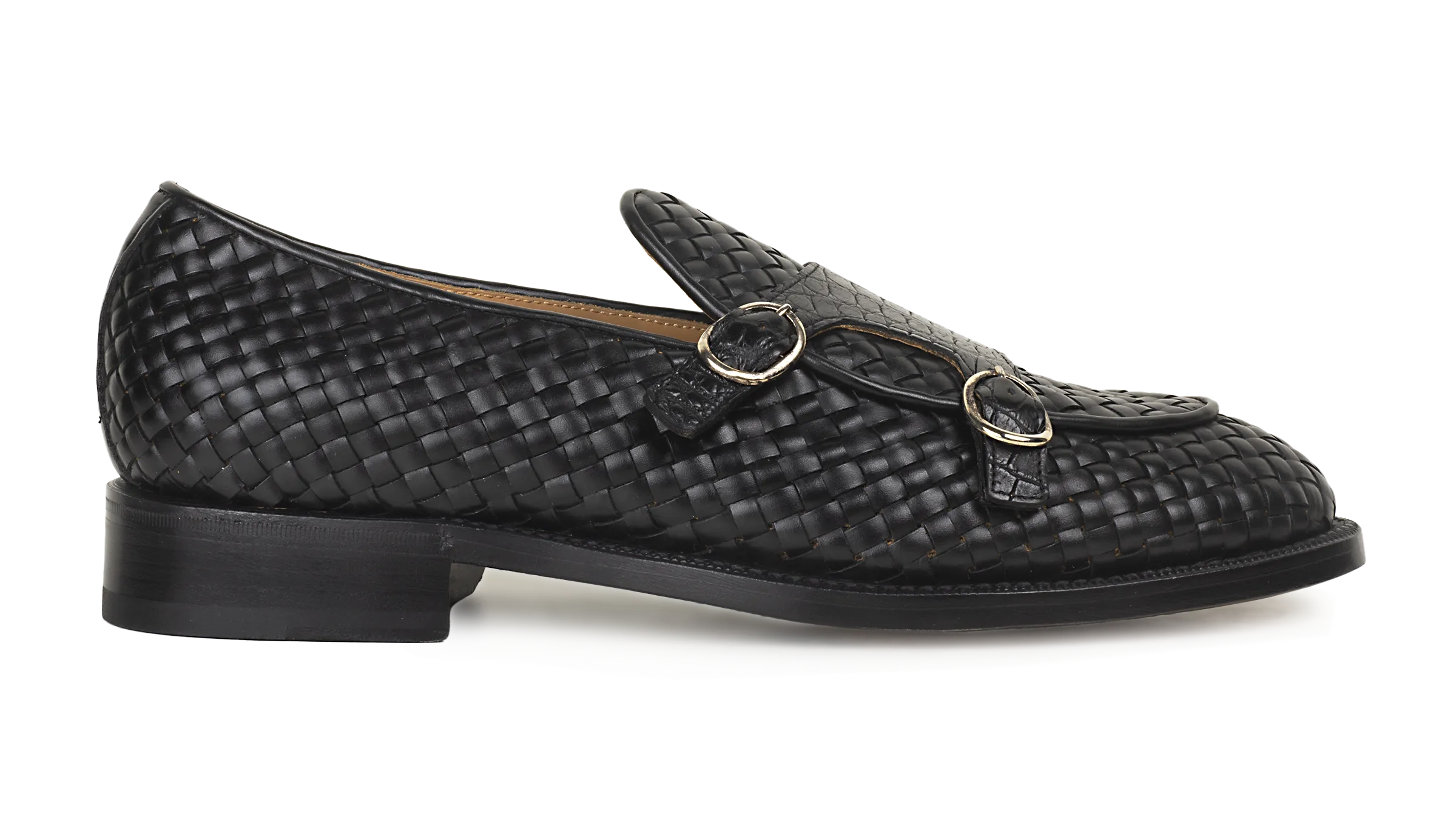 Loafer 02 - Double monk - Goodyear welted - Black