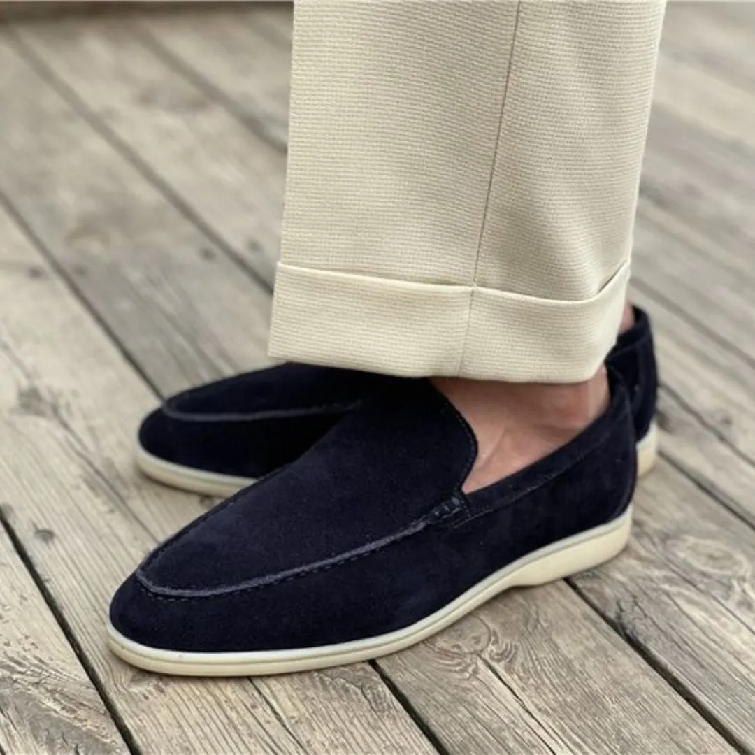 Low Suede Loafers for Men