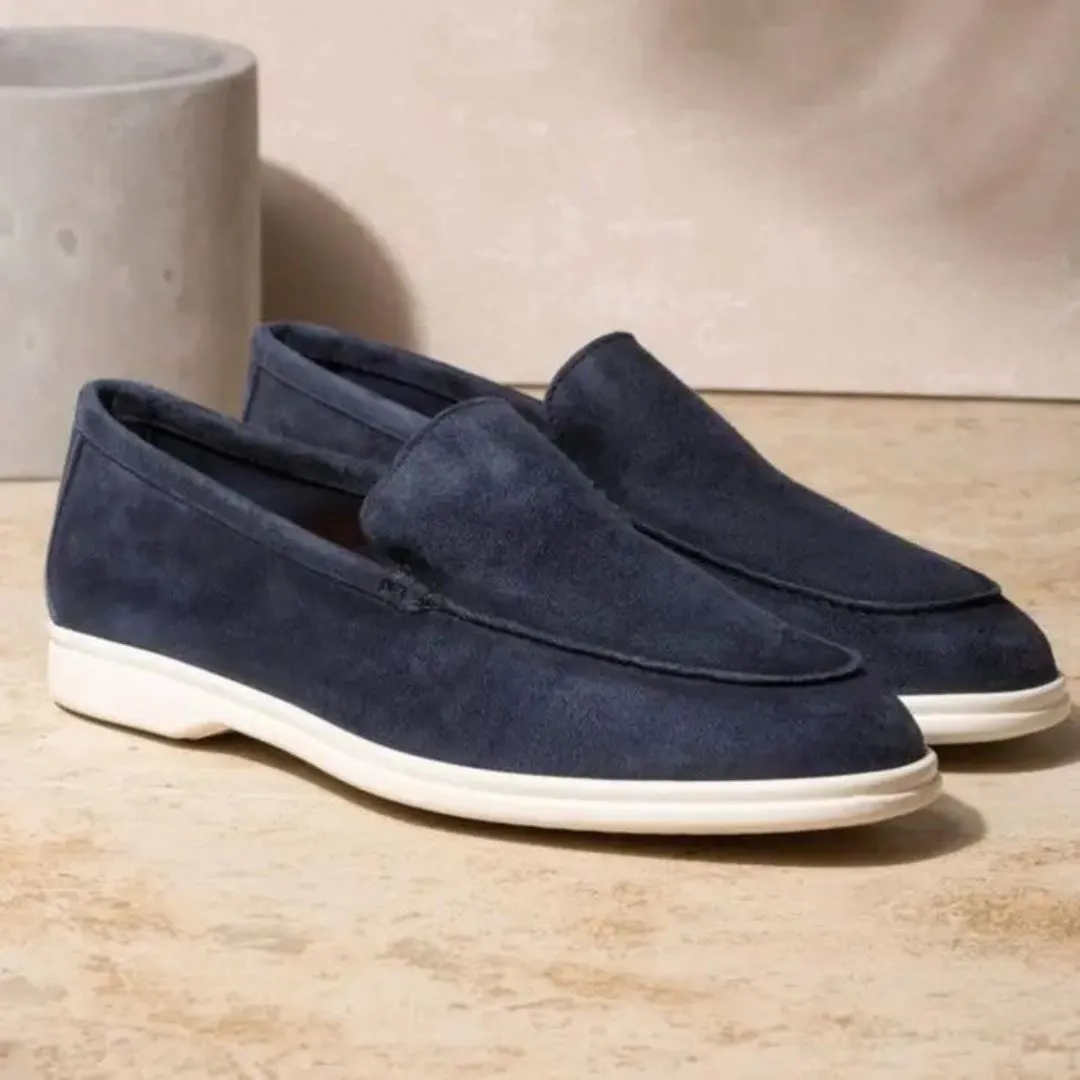 Low Suede Loafers for Men