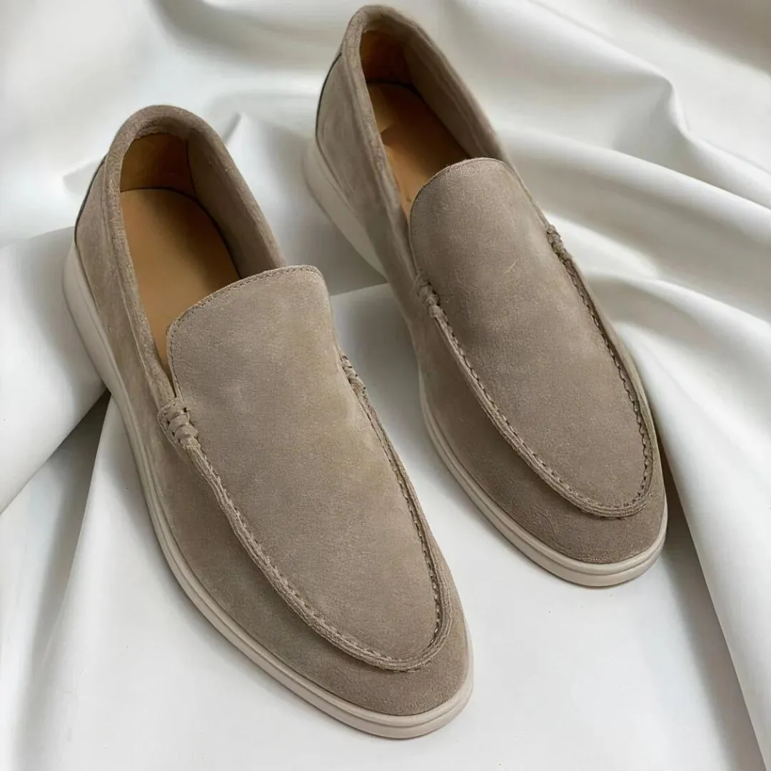 Low Suede Loafers for Men