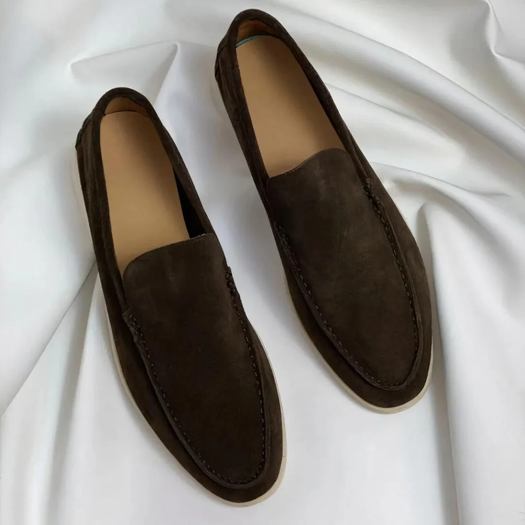 Low Suede Loafers for Men