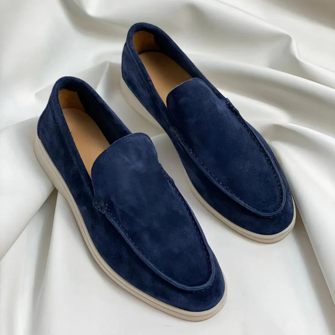 Low Suede Loafers for Men